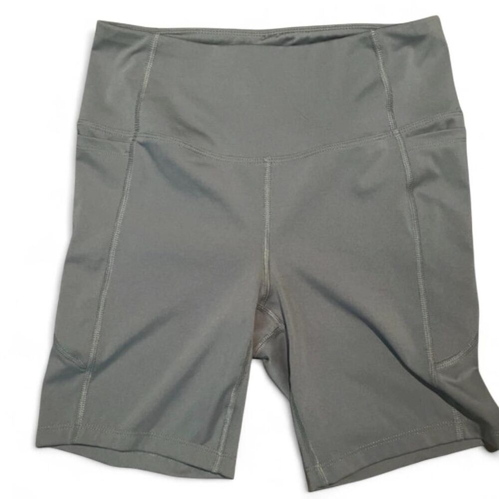 Athletic-works Women's Grey and Blue Shorts